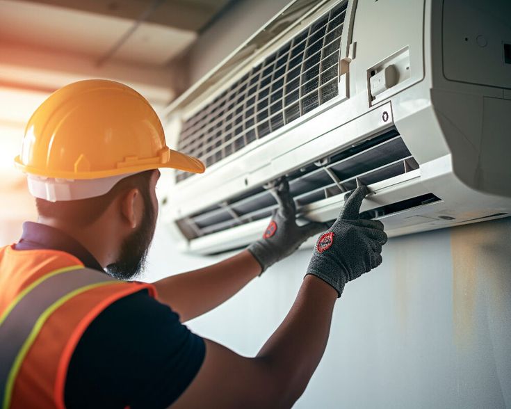 Palm Breeze HVAC Repair technicians at work in La Palma